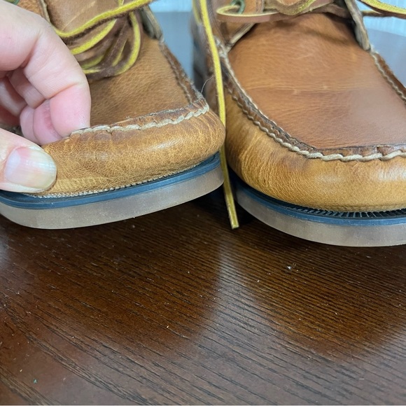 Ralph Lauren Polo Tan Leather Loafers Slip-Ons Vintage 80s 90s in size 9.5 GUC - Picture 12 of 17
